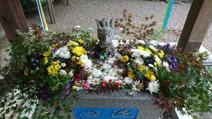 滑川神社 - 仕事と子どもの守り神の手水舎