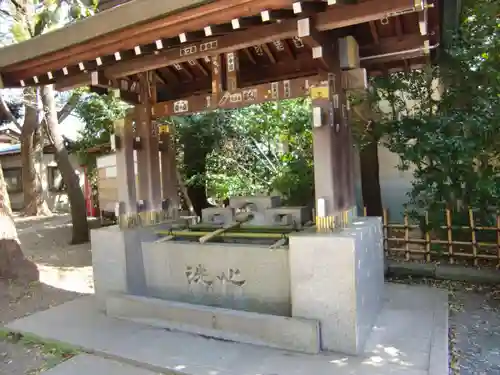 王子神社の手水舎