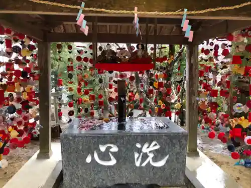 坂本八幡神社の手水