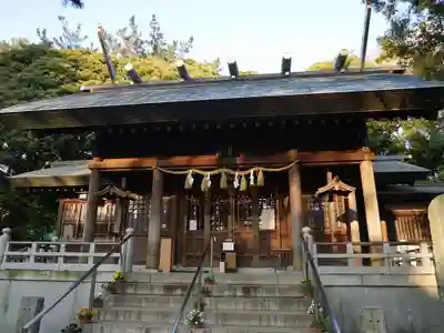 用賀神社の本殿・本堂