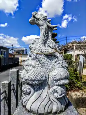 千王神社の狛犬