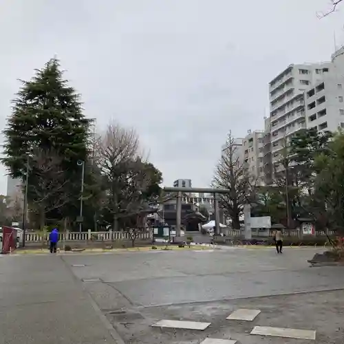 浅草神社の鳥居
