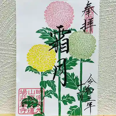 月替わり御朱印
ピンポンマム、菊