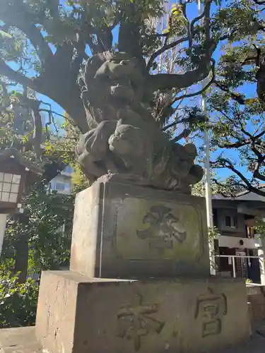 大鳥神社の狛犬