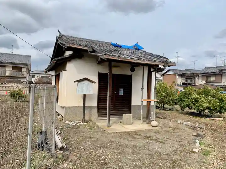 車僧影堂(海正寺跡)の本殿・本堂