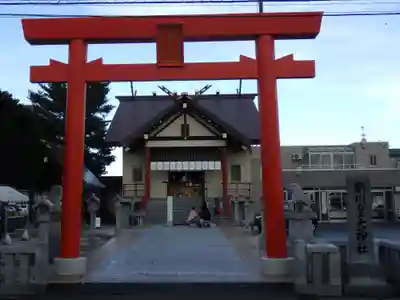 新川皇大神社の鳥居