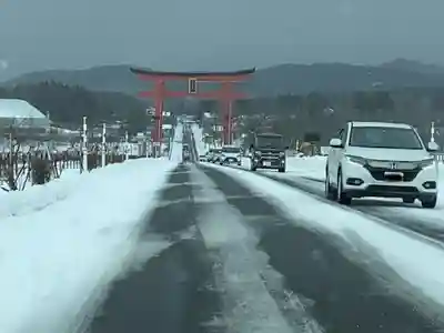 出羽神社(出羽三山神社)~三神合祭殿~の鳥居