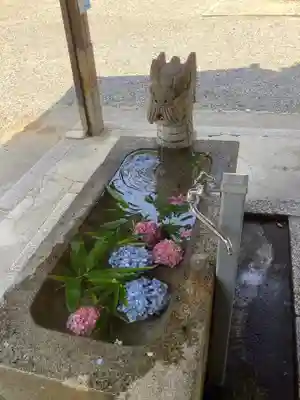 三輪神社の手水舎