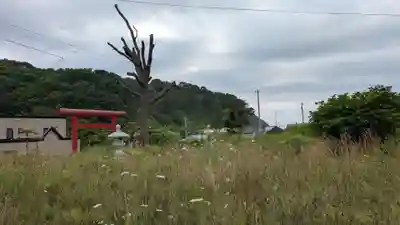 稲荷神社の庭園
