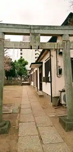 白幡神社の鳥居