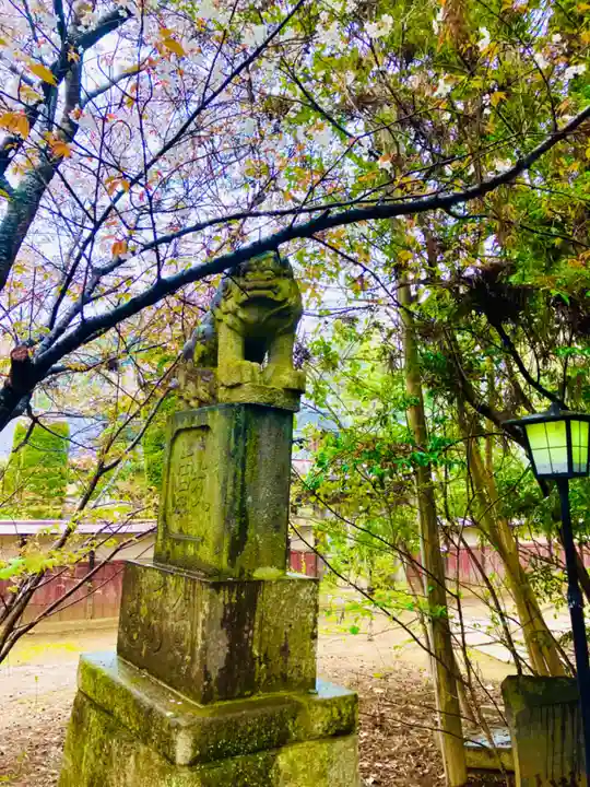 日先神社の狛犬