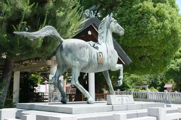 和泉國一之宮 大鳥大社の狛犬