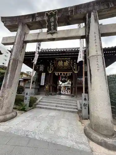 櫛田神社の鳥居