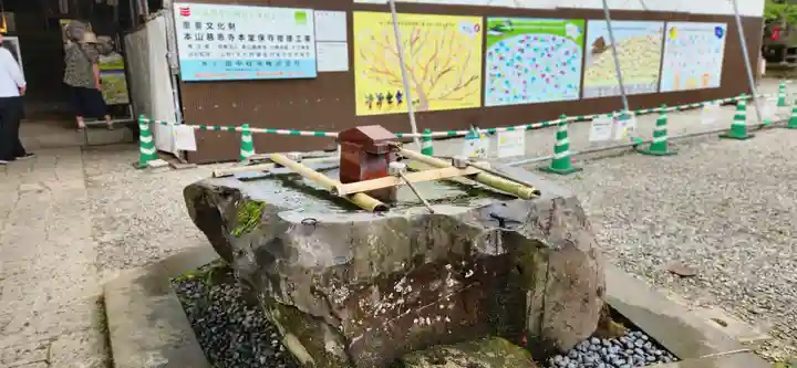 慈恩寺の手水舎