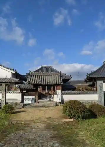 川原寺跡（弘福寺）の山門