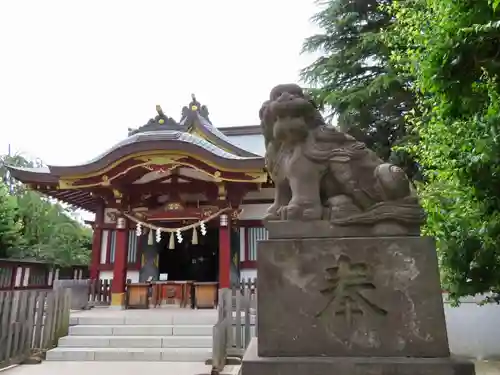 薭田神社の狛犬