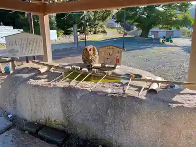 石見国一宮　物部神社の手水舎