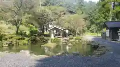 大虫神社の庭園