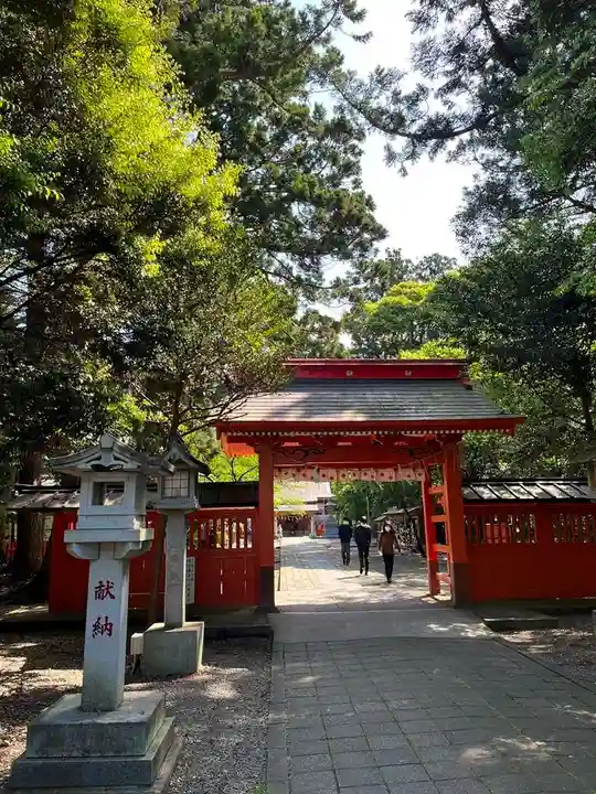息栖神社の山門・神門