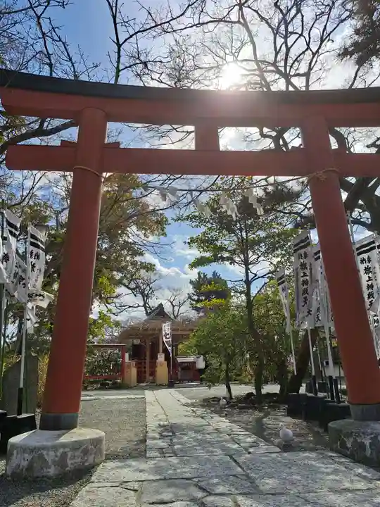 旗上弁財天社の鳥居