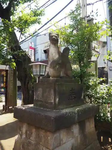 皆中稲荷神社の狛犬