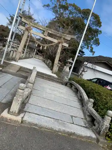 国津姫神社の鳥居