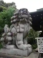 新倉氷川八幡神社の狛犬