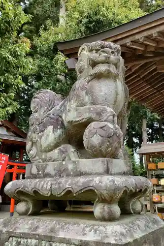 鏡石鹿嶋神社 ＊安産・開運・勝利の神さま＊の狛犬