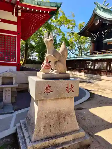 吹揚神社の像