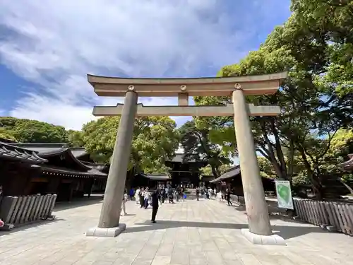 明治神宮の鳥居