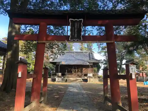 今城青坂稲実池上神社の鳥居