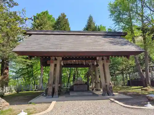 上川神社の手水舎