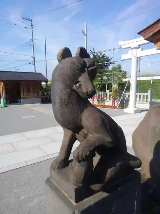 柳野稲荷神社の狛犬