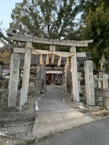 西葛城神社の鳥居