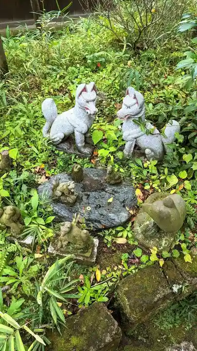 白金氷川神社の狛犬