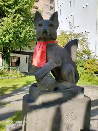 千束稲荷神社の狛犬