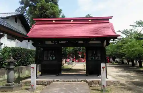 石和八幡宮(官知物部神社)の山門・神門