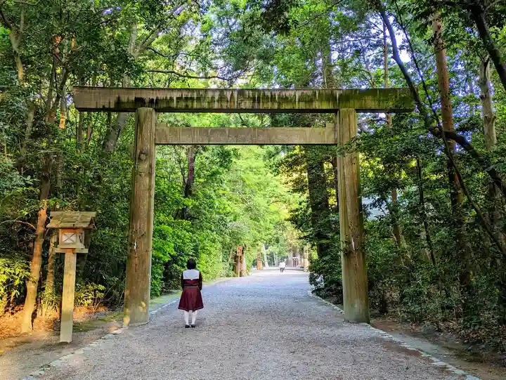 伊勢神宮外宮(豊受大神宮)の鳥居