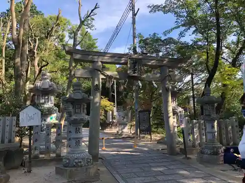 星田妙見宮の鳥居