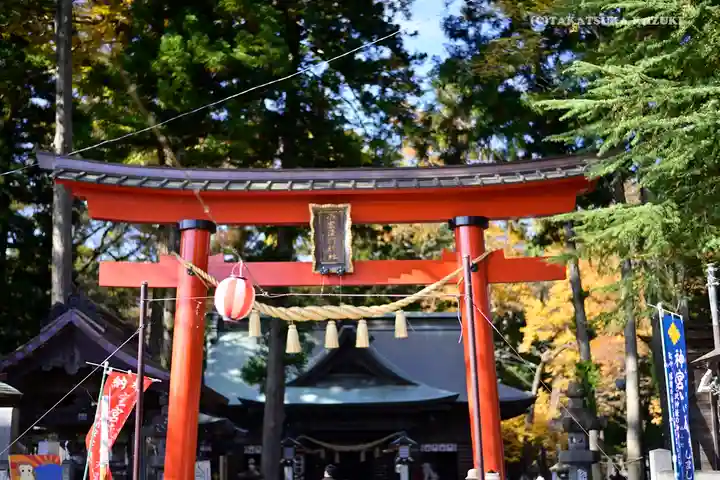 小室浅間神社の鳥居
