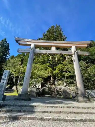 戸隠神社中社の鳥居