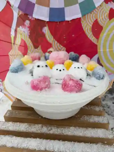 札幌諏訪神社の像