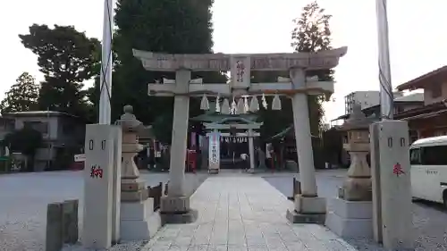 川越八幡宮の鳥居