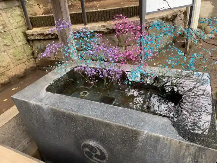 鶴嶺八幡宮の手水舎