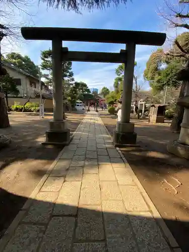 品川神社の鳥居