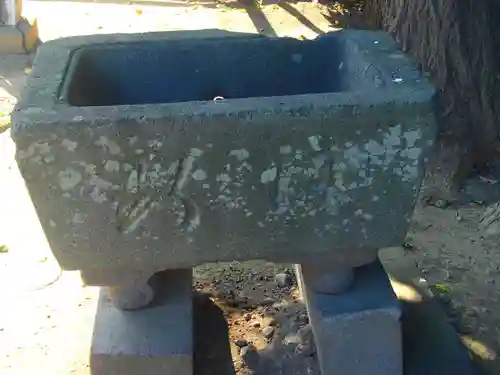 宮鍋神社の手水