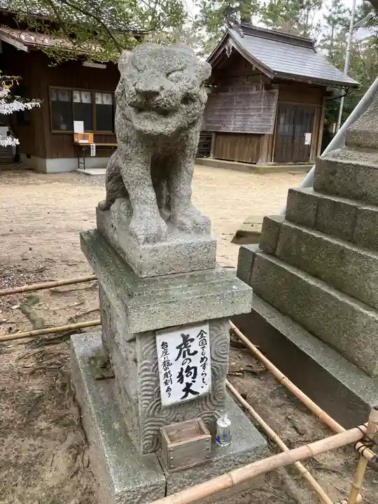 賀露神社の狛犬