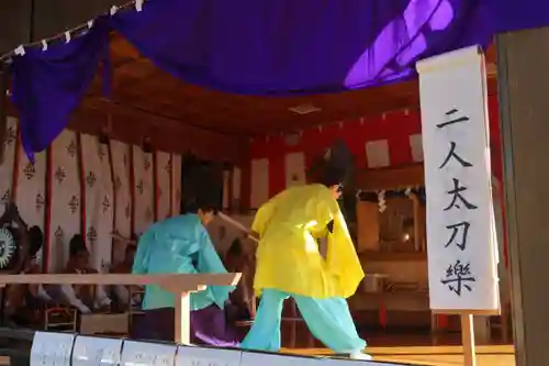 長屋神社の神楽