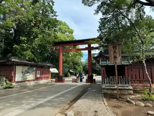 武蔵一宮氷川神社の鳥居