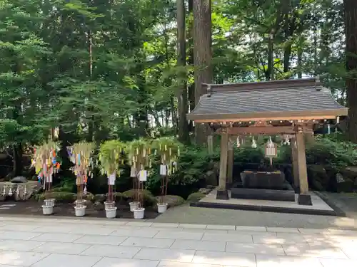 富士山東口本宮 冨士浅間神社の手水